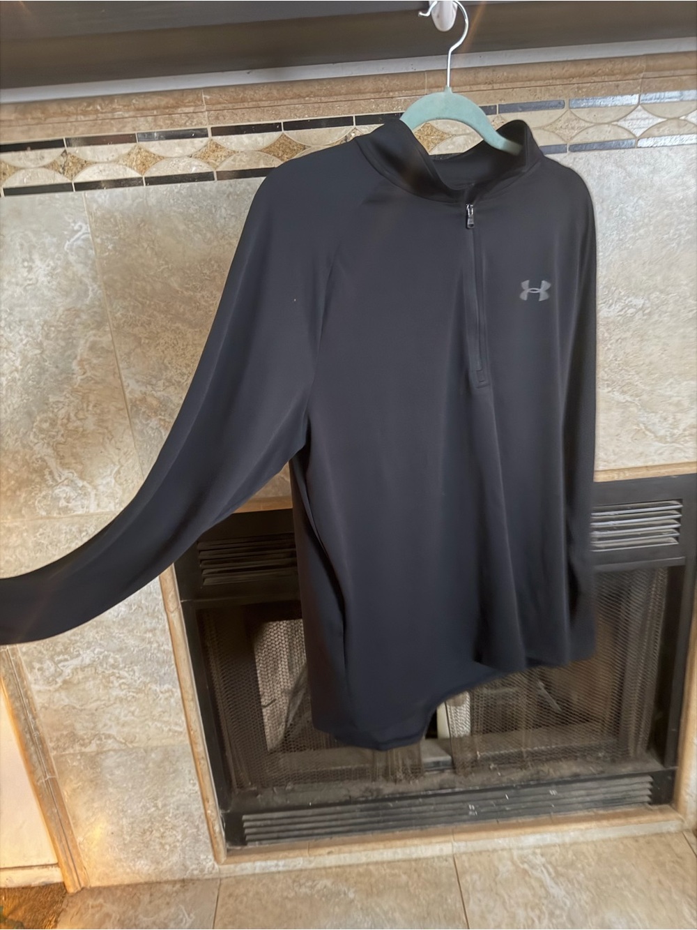 Under Armour Black Men's Long Sleeve Performance Quarter Zip